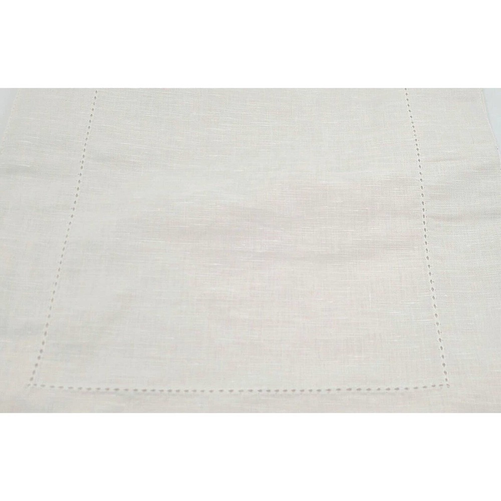 White Linen Table Runner - Picture 3 of 4